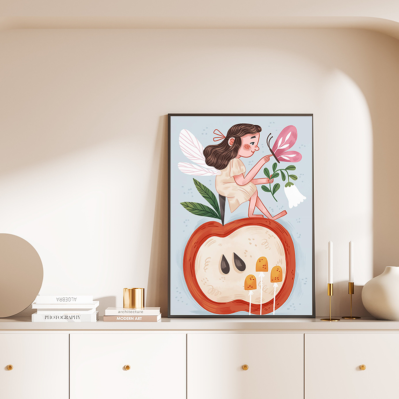 Floral Alphabet Education Kid  - Kids Education Room ulasan dan harga