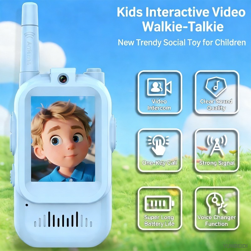 2PCS Kids Video Walkie Talkies - Kids Definition Of Education ulasan dan harga