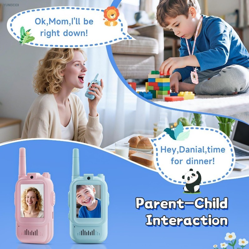 2PCS Kids Video Walkie Talkies - Kids Definition Of Education ulasan dan harga