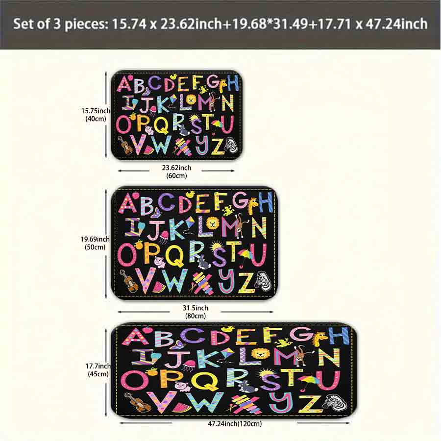 1/2/3Pcs Flannel Kitchen Mat—A - Kids Education Room ulasan dan harga