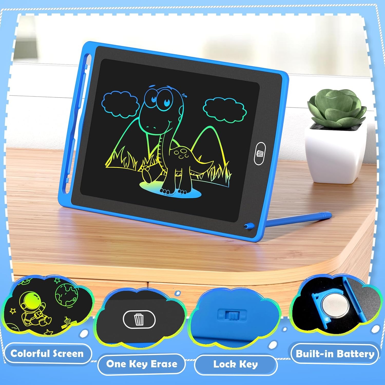Pack LCD Writing Tablet for Ki - Kids Education Gift ulasan dan harga