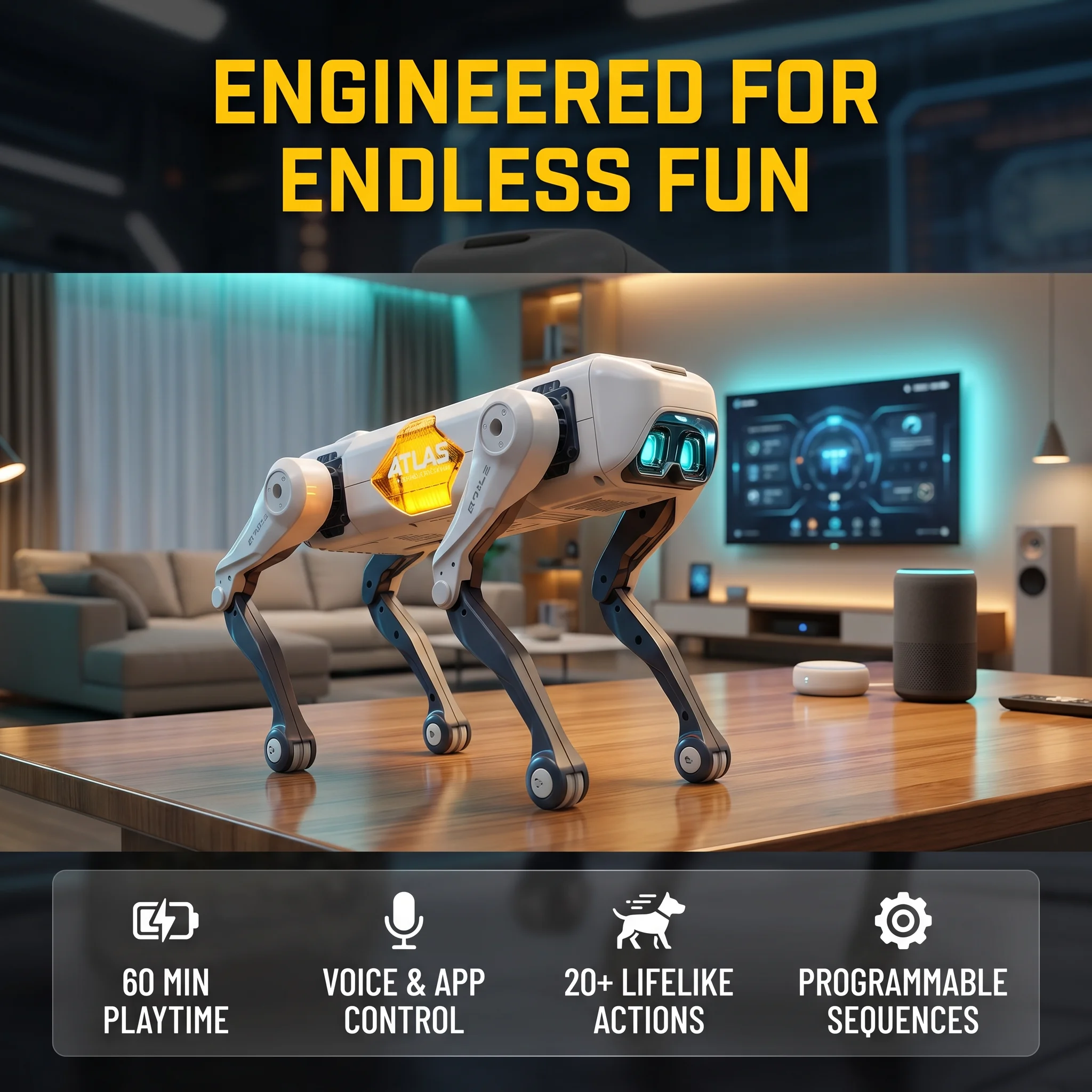 AI Smart Robot Dog, Voice & AP - Kids Education Gift ulasan dan harga