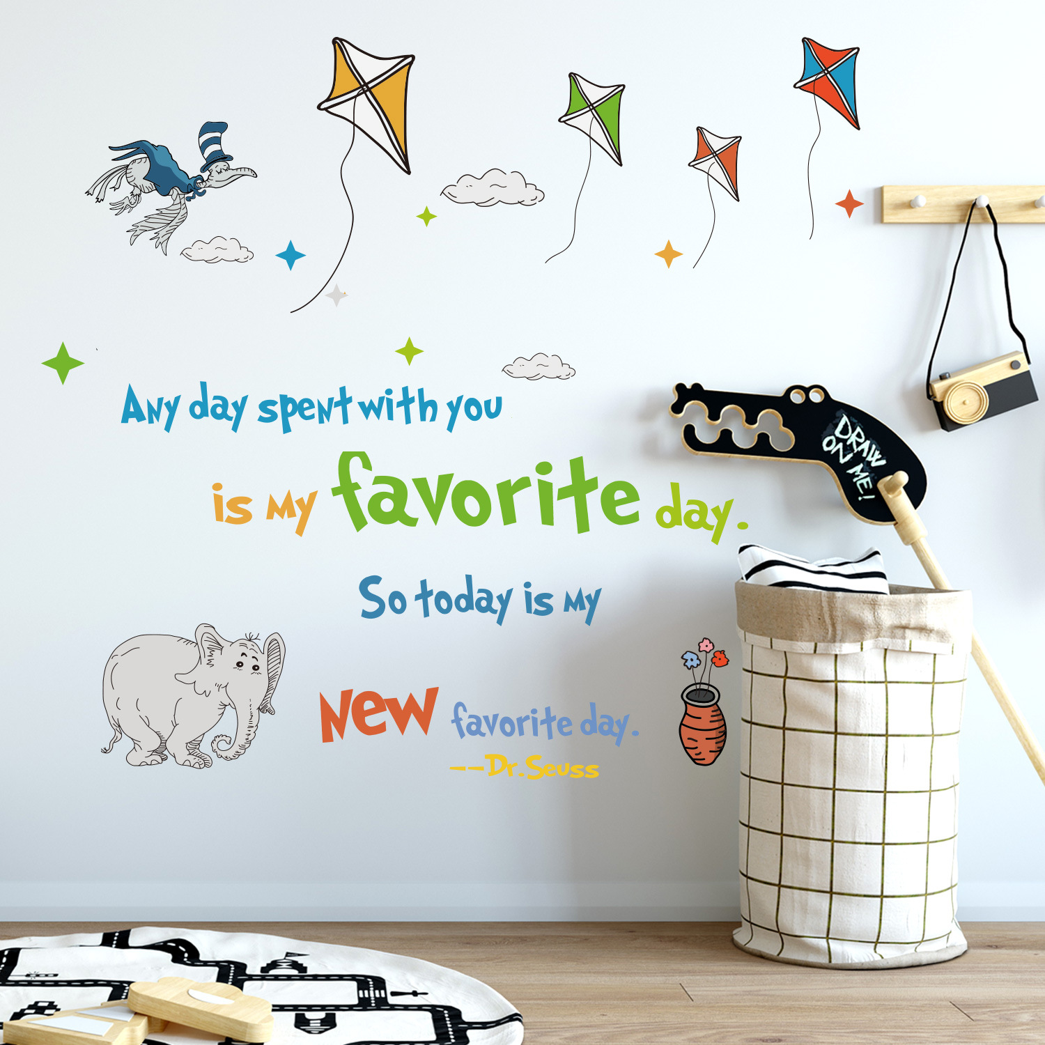 Colorful Dr. Seuss Inspiration - Kids Education Quote ulasan dan harga