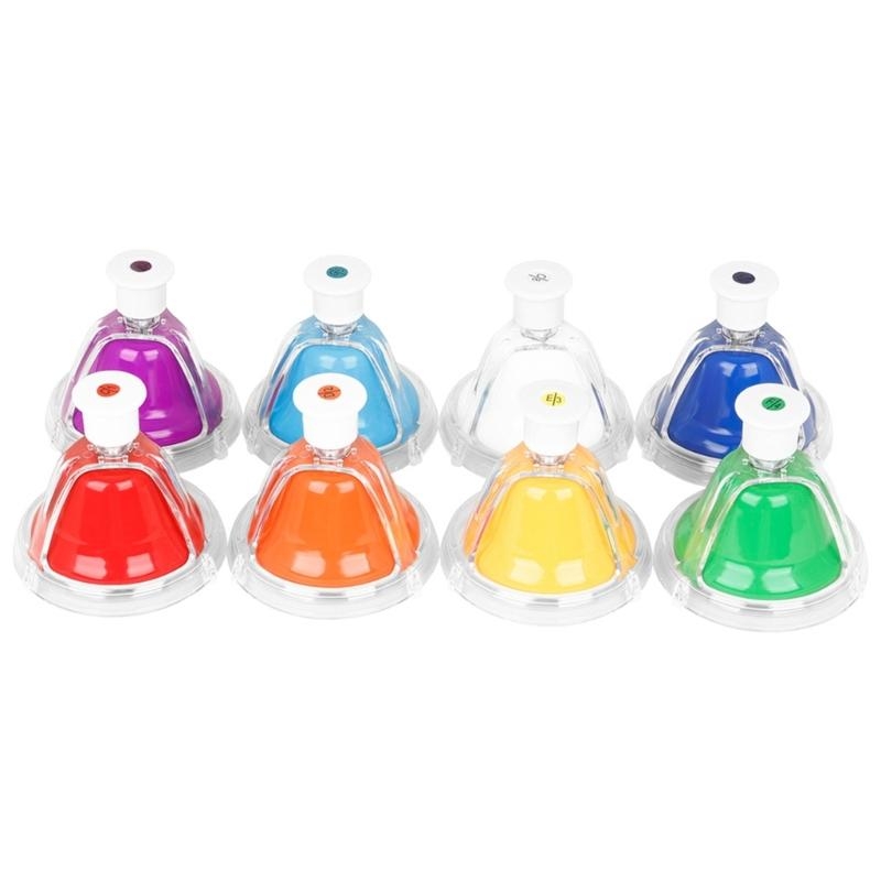 8 Notes Colorful Hand Bells Se - Kids Education Desk ulasan dan harga