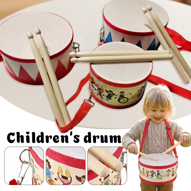 Wooden Drum Toy Kids Musical I - Kids Education Gift ulasan dan harga