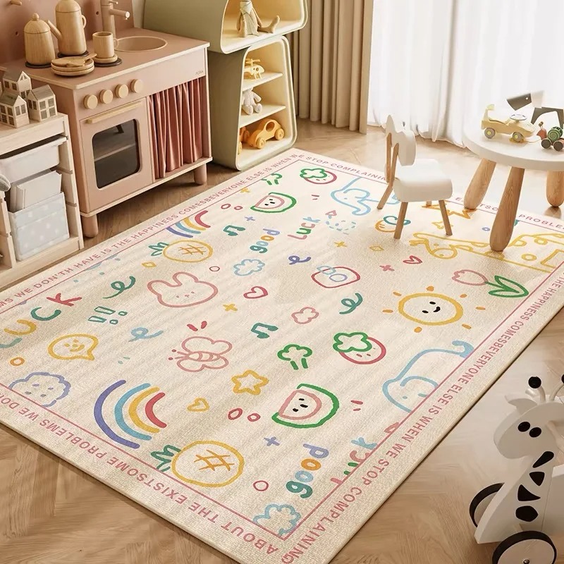 Cute Polka Dots Play Carpet Lo - Kids Education Room ulasan dan harga