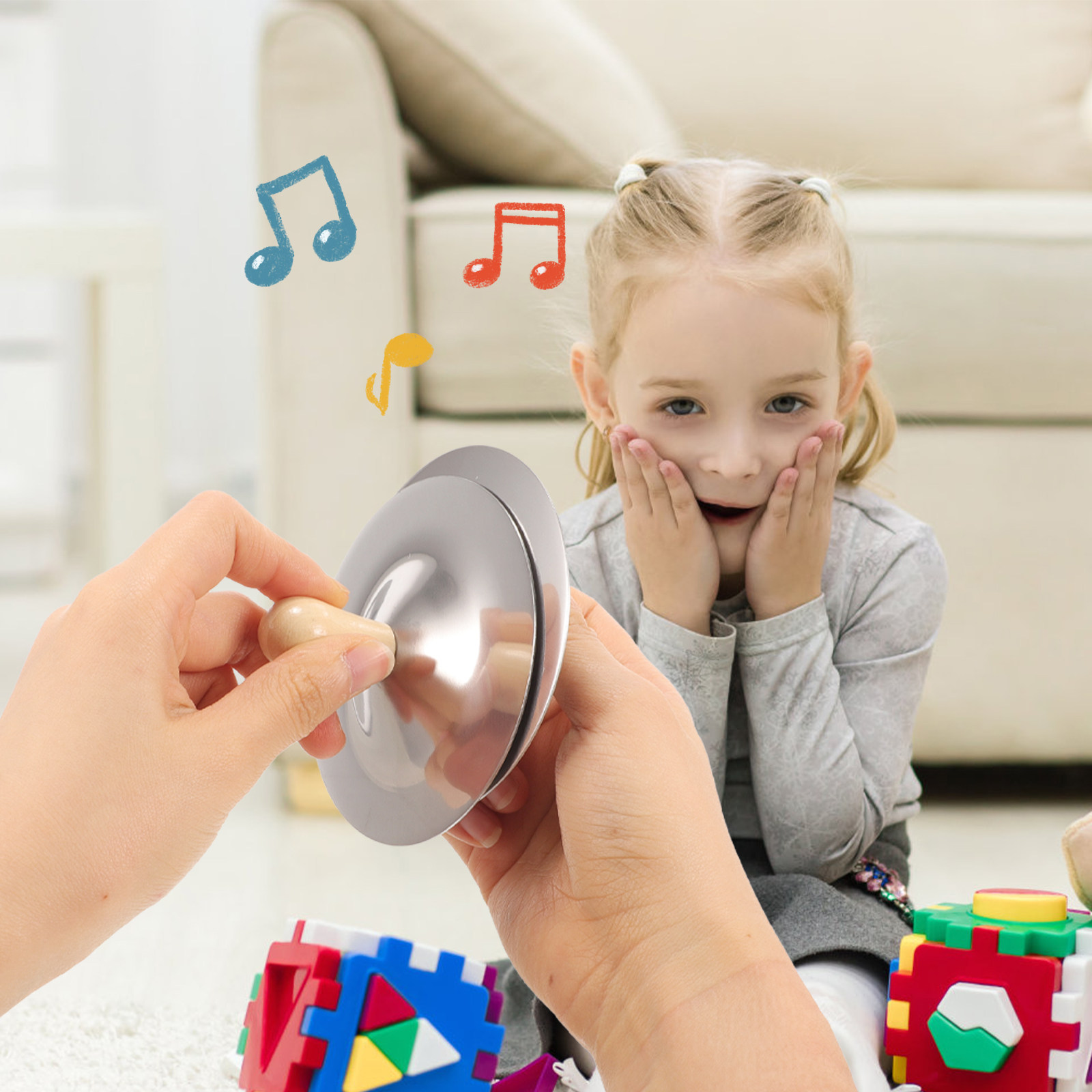 2Pcs Small Finger Cymbals Kids - Kids Education Tools ulasan dan harga