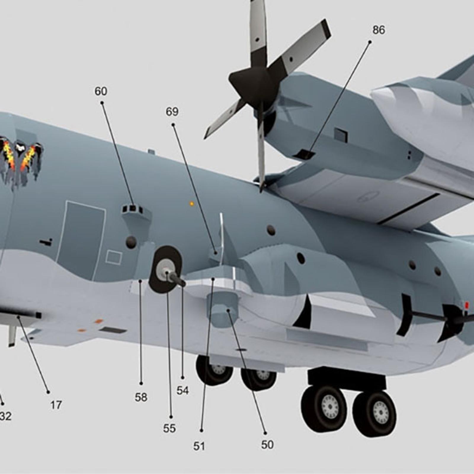1:100 AC130 Fighter Building K - Kids Education Desk ulasan dan harga